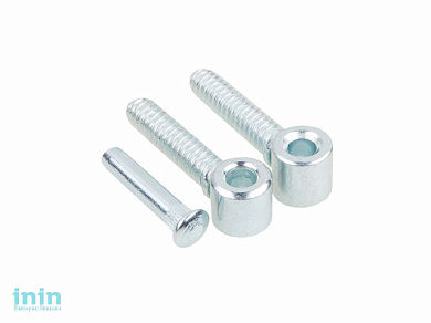 Петля ввертная ПВв2 1,75мм, цинк STARFIX (с резьбой под дерево)