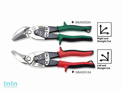 Ножницы по мет. изогнутые 240мм правые TOPTUL (SBAD0224)