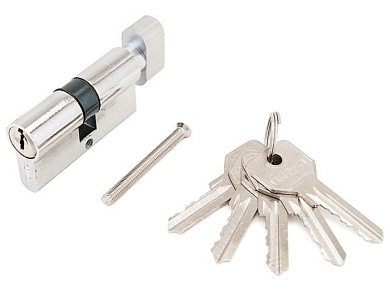 Евроцилиндр с вертушкой Стандарт Z.I.60В-5K CP (англ.ключ, 5ключей, Длина цилиндра 60 (25*10*25))