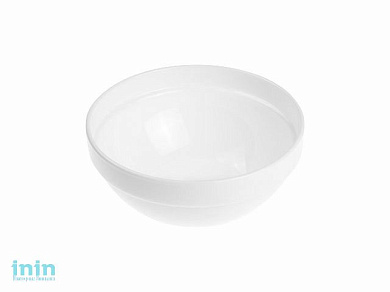 Салатник стеклокерамический, 177 мм, круглый, серия Бильбао, белый, PERFECTO LINEA