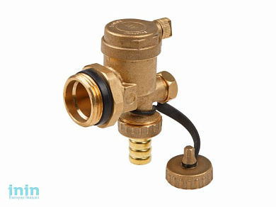 Развоздушник автоматический со сливным краном 1" AV Engineering