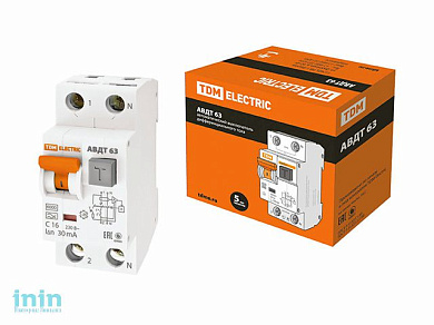 Дифф. авт. выкл. 63 C16 30мА TDM