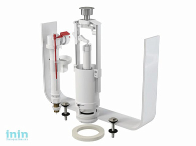 Выпускной комплект со стоп кнопкой, нижний, мет. резьба BL NEW GRAND, Alcaplast (Выпускной комплект со стоп кнопкой SA2000SK 1/2")