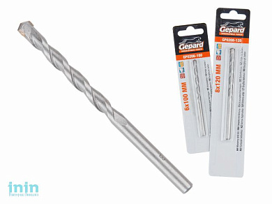 Сверло по бетону  5х120мм GEPARD (GP0205-120)
