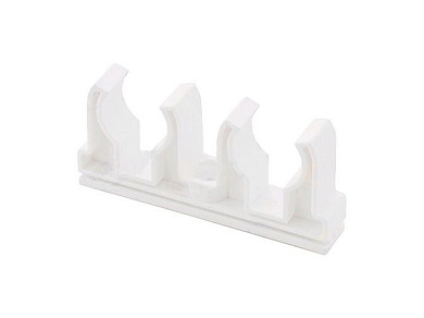 Опора для труб ПП двойная d 20 РосТурПласт