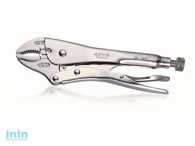 Зажим-плоскогубцы изогнутые 250мм TOPTUL (DAAQ1A10)