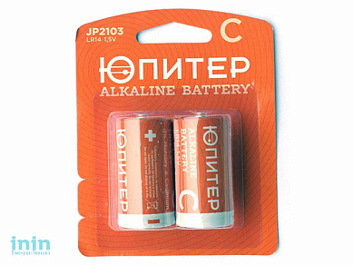 Батарейка C LR14 1,5V alkaline 2шт. ЮПИТЕР