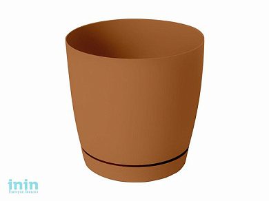 Горшок для цветов 2 л, Фрезия 1, карамель, GARDENPLAST