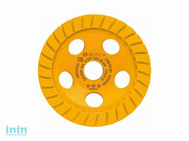 Алмазная чашка 125х22 мм универс. однорядная Turbo BEST FOR UNIVERSAL BOSCH (для чистовых работ)