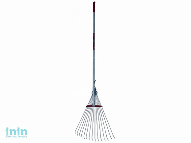 Грабли веерные раздвижные с алюминиевым черенком (ИнструмАгро)