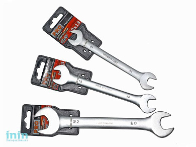 Ключ рожковый 19х22мм PRO STARTUL (PRO-11922) (матовый хром)