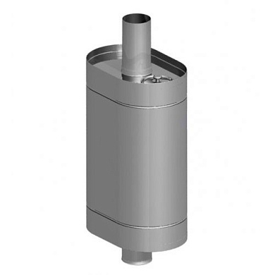 Бак 80л на трубе овальный Везувий