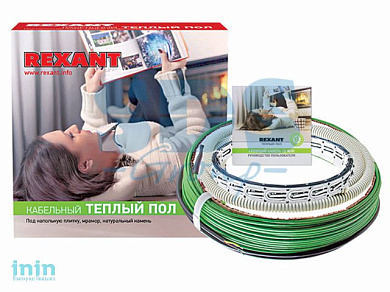 Теплый пол RNB -30-370 (2,0-3,0м2,370Вт,30м, двужиль, S обогрев) REXANT (Теплый пол RNB -30-370 (2,0-3,0м2,370Вт,30м, двужиль, S обогрев) REXANT)