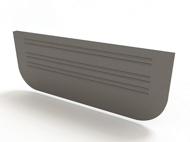 Заглушка для лотков пластиковых Стандарт 100.65 (черный), Ecoteck, РБ (ДИ 02705000)