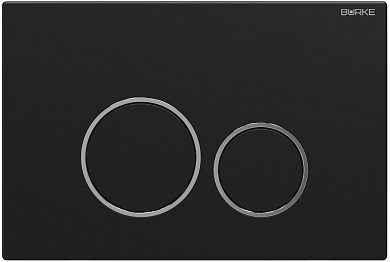 BURKE клавиша смыва тип 05 черный /хром глянец