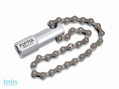 Съемник масляных фильтров цепной d120мм TOPTUL (JDDA1612)