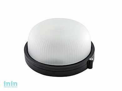 Светильник НПБ1301 черный, круг 60Вт IP54 TDM
