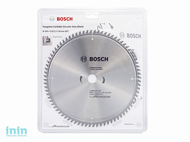 Диск пильный 305х30 мм 80 зуб. универсальный ECO ALUMINIUM BOSCH (твердоспл. зуб)