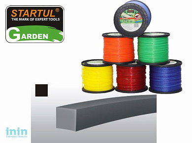 Леска ф 2.4 мм х 239 м квадратн. сеч. STARTUL GARDEN