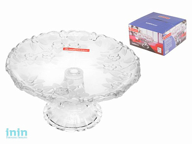 Блюдо стеклянное на ножке, круглое, 240 мм, Карен (Karen), NORITAZEH