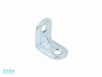 Кронштейн мебельный 22х22 мм, белый цинк STARFIX