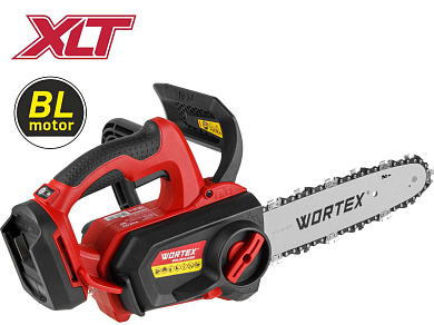 Аккум. пила цепная WORTEX CEC 2518-3 в кор. ALL1 XLT SOLO БЕСЩЕТ., 18 В, 25.4 см