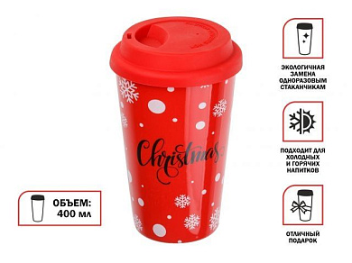 Кружка керамическая, 400 мл, Christmas-2, PERFECTO LINEA (30-540120)