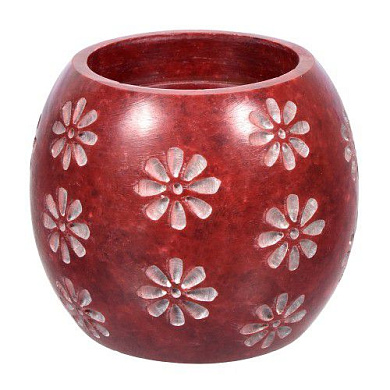 Испаритель и подсвечник Цветы из камня арт.40224