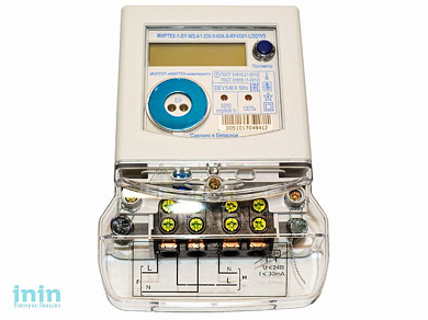 Счетчик однофазный "МИРТЕК-1-BY-W2-A1-230-5-60A-S-RF433/1-LOQ1V3"
