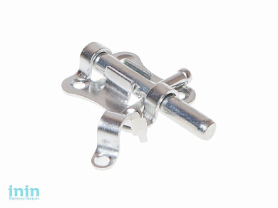 Шпингалет 40 мм, белый цинк STARFIX