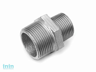 Ниппель ред. нар.-нар. 1 1/2"х1" оцинкованн. TITAN (Livarna TITAN)