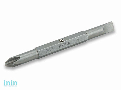 Насадка двухсторонняя PH2/SL6mm 75мм TOPTUL (FKAA0206)