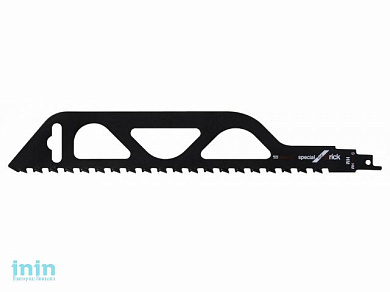 Пилка сабельная по кирпичу S1243HM (1 шт.) BOSCH (пропил прямой, грубый, точный угловой рез)