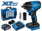 Аккум. ударный гайковерт BULL SC 1804 Xcase XLTpro БЕСЩЕТ., 18 В, 400 Н*м, 1/2", 1х4 А*ч, з/у 4 А (вес 2.0 кг)