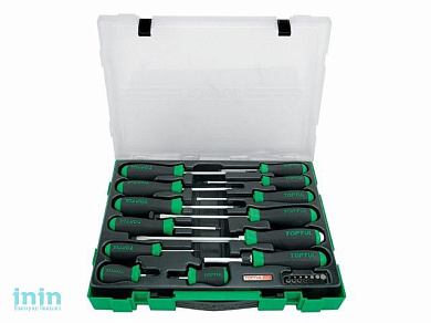 Набор отверток 20шт в пласт.боксе TOPTUL (GZC2005)