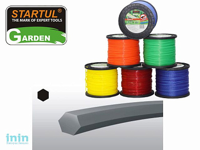 Леска ф 2.7 мм х 216 м шестигр. сеч. STARTUL GARDEN