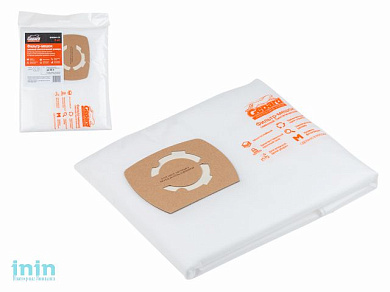 Мешок для пылесоса универсальный вертикальный (до 80 л) сменный (5 шт.) GEPARD