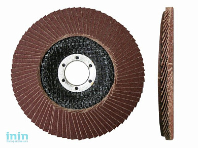 Круг лепестковый 125х22мм А80 плоск. КЛТ1 (Луга) (LUGAABRASIV)