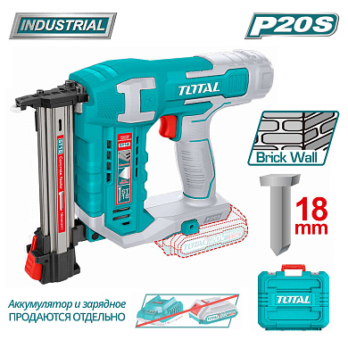 Пистолет гвоздезабивной аккумуляторный TOTAL TCSTLI3805