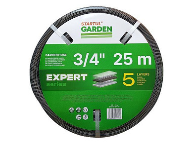 Шланг поливочный 3/4" 25м STARTUL GARDEN EXPERT (5 слоев) (ST6035-3/4-25) 
