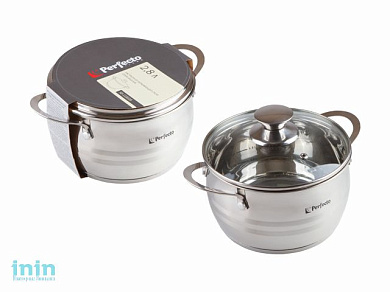 Кастрюля из нерж.стали, 2.8 л, ф 18 x 10.5, серия ARCELIA (Арселия), PERFECTO LINEA