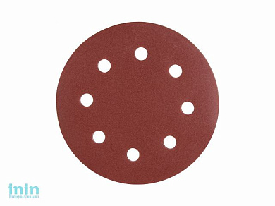 Шлифлист 180мм круг Р80 д/стен и потолков самосцепл. 8 отв. 5 шт. WORTEX