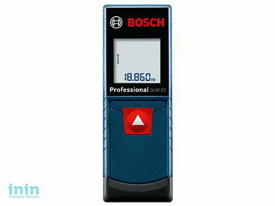 Дальномер лазерный BOSCH GLM 20 в блистере (0.15 - 20 м, +/- 3 мм/м, IP 54)