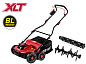 Аккум. аэратор-скарификатор WORTEX CAE 3736 ALL1 XLT SOLO БЕСЩЁТ.ДВИГ., 18В+18В, шир. 37 см (вал для аэрации, вал для скарификации, 5 рег.высоты, 45 л травосборник)