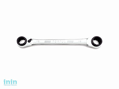 Ключ накидной 12x15-14x13мм (4 в 1) TOPTUL (ABAD1215)