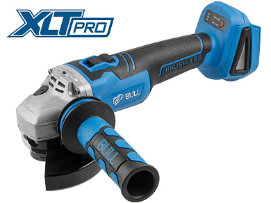 Аккум. углошлифмашина BULL CSG 1812 R в кор. XLTpro SOLO БЕСЩЕТ, 125 мм, рег. об., 8000 об/мин (рег. об.)
