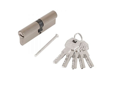 Евроцилиндр Стандарт MAX 90-5K SN (перф.ключ, 5ключей, Длина цилиндра 90 (40*10*40))