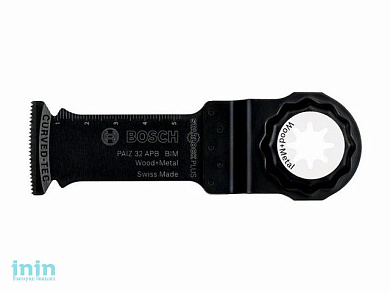 Полотно пильное погружное BOSCH BIM PAIZ 32 APB Wood and Metal (для нового поколения GOP c системой StarlockPlus)