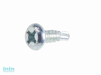 Саморез 3.5х9.5 мм для лист. металла, цинк, со сверлом (50 шт в зип-локе) STARFIX