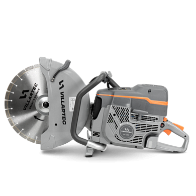 Бензорез СС1290, 118,7см3, d400 mm (без диска), с креплением под захват для рельса VILLARTEC